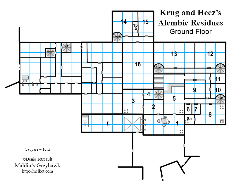 Krug and Heez's Alembic Residues - Ground floor